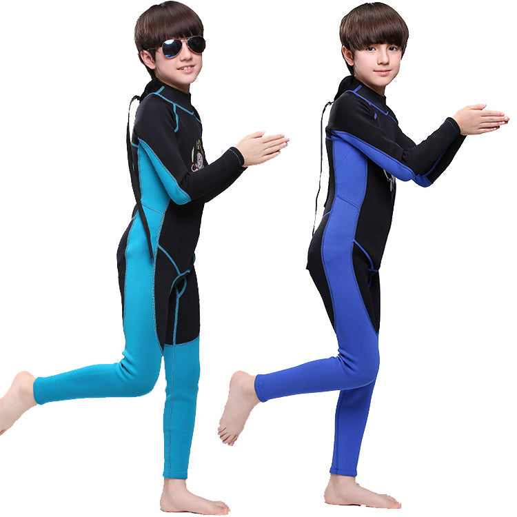 New Original Family Wetsuit Boys Girls 14-16 Neoprene Wetsuits Diving Surfing Full Body Wet Suits For Kids