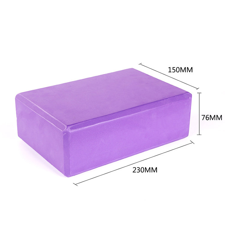 Wholesale Eva Yoga Bricks High Density Non-Slip Support Yoga Blocks Factory Direct Price