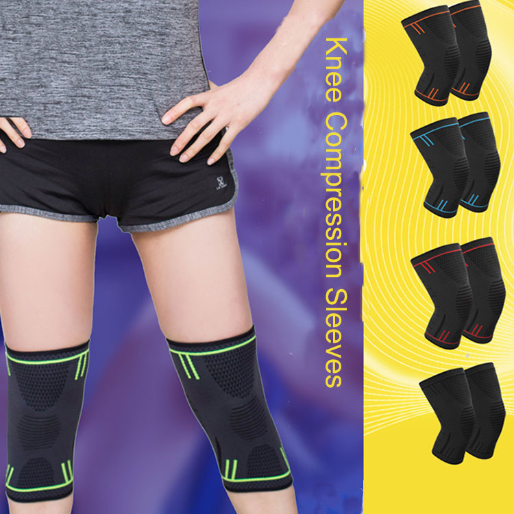 Brace Pads For Running Knee Support Compression Nylon Sleeve
