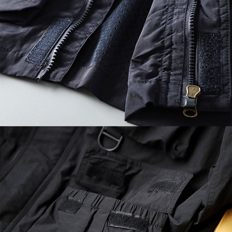 High Quality Full Zip Coats And For Men Plus Size Outdoor Jacket Tactical Mens Men's Jackets Waterproof Hooded Coat