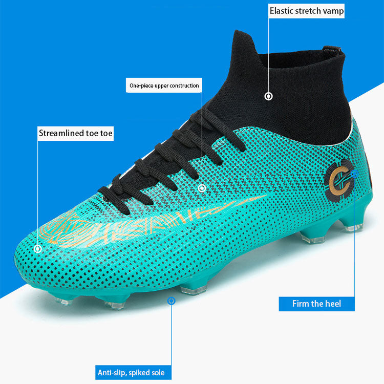 Hot Selling Boots Shoe Soccer Breathable Sneakers Fg Football Shoes High Top For Factory Supplier