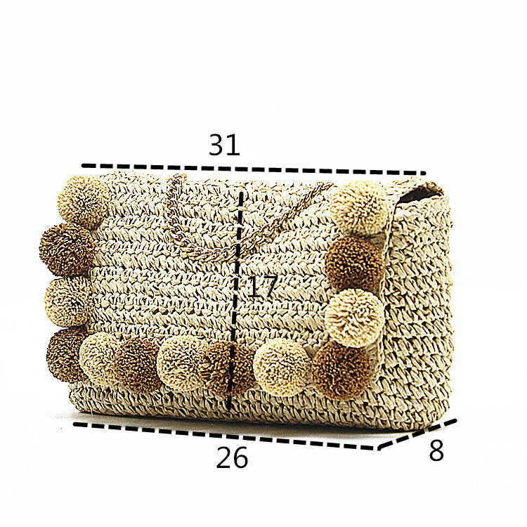 Good Quality Small Woven Purses And Handbags Women Cute Ladies Straw Sling Crossbody Shoulder Handbag Bag