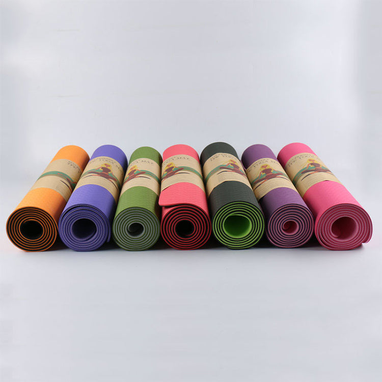 Factory Direct High Quality Non Slip Custom Eco Friendly TPE Yoga Mat With Wholesale Price