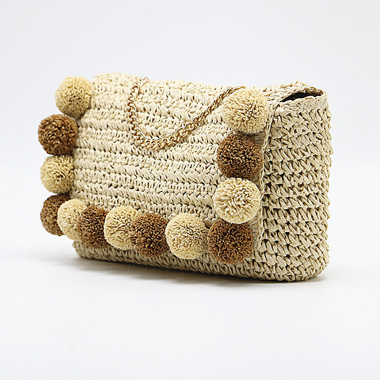 Good Quality Small Woven Purses And Handbags Women Cute Ladies Straw Sling Crossbody Shoulder Handbag Bag
