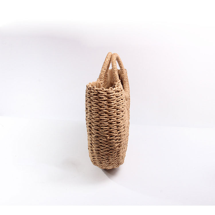 Professional Factory Woven Handbag For Summer Large Straw Beach Tote Bag