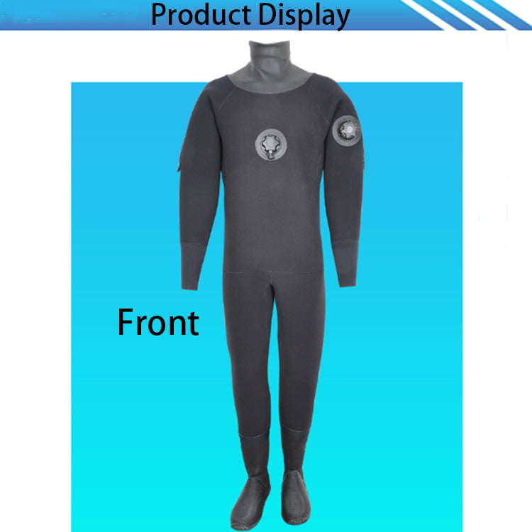 Professional Factory Custom Water Rescue Drysuit For Men High Quality Waterproof Diving Neoprene Dry Suit With Boots