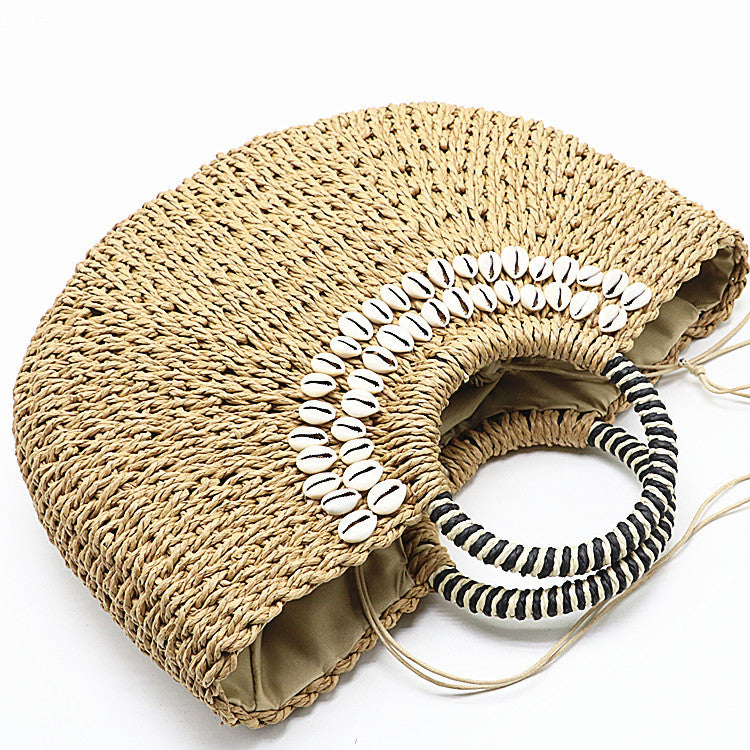 OEM Factory Women Handbag Lady Hand Straw Beach Tote Bag
