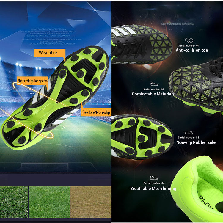 High Quality Shoes Low Cut Cleats Training Football Soccer Boots For Men Women Kids
