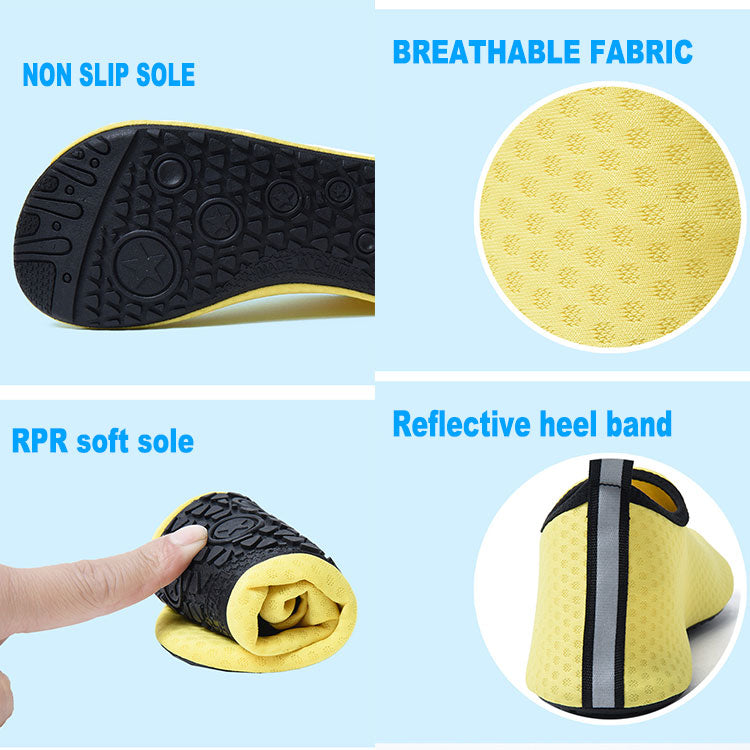 Hot Selling Amazon Summer Women Breathable Soft Socks Water Men Barefoot Aqua Shoes With High Quality