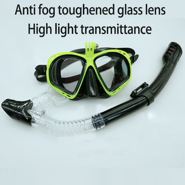Factory Hot Sale Anti-fog Diving With Camera Mount Swimming Breathing Snorkeling Full Mask With Good Service