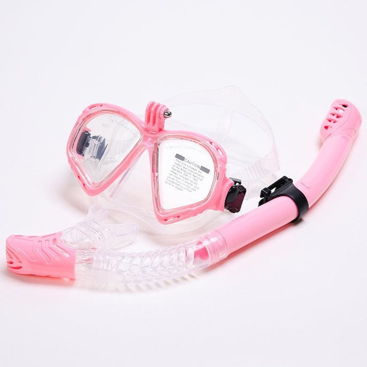 Factory Hot Sale Anti-fog Diving With Camera Mount Swimming Breathing Snorkeling Full Mask With Good Service