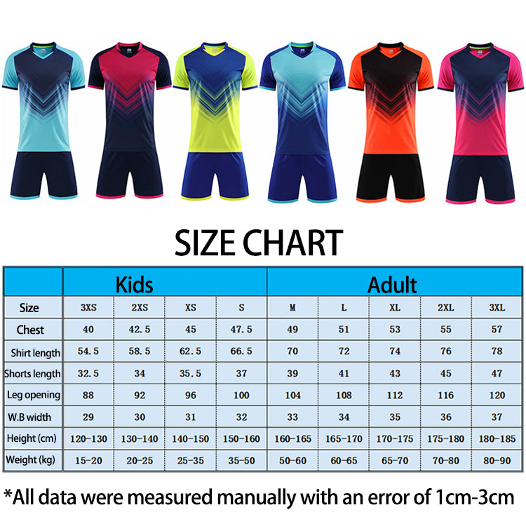 New Design Club Team Jersey Youth Uniforms Kit Custom Comfortable Football Soccer Suit With Factory Price