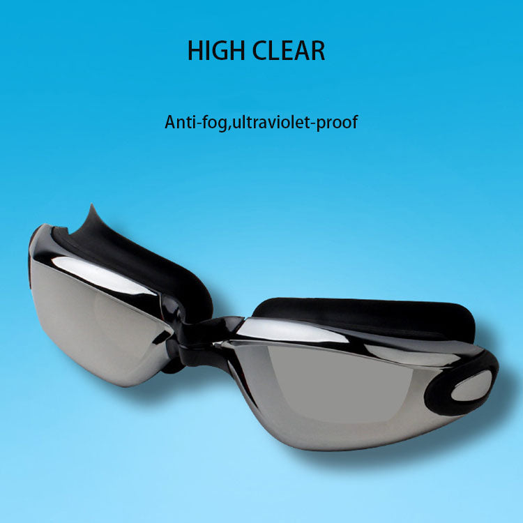 Customized Swim Set China Made Goggle Waterproof Swimming Glasses With Earplugs And Nose Clip Wide Vision