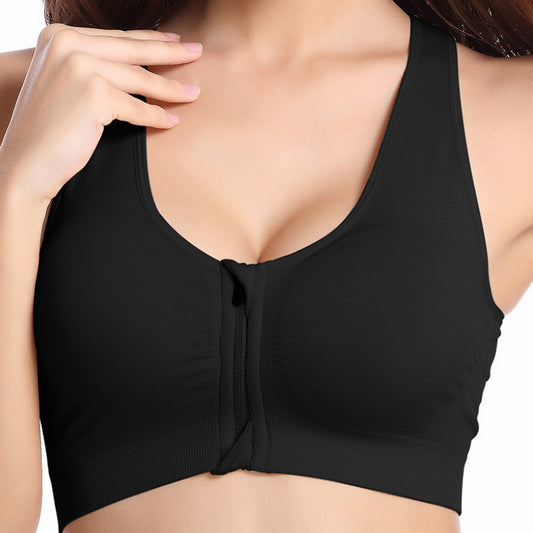 OEM Factory High Support Bras Shockproof Gym Women's Zipper Fitness Underwear Zip Front Sports Bra With Good Service
