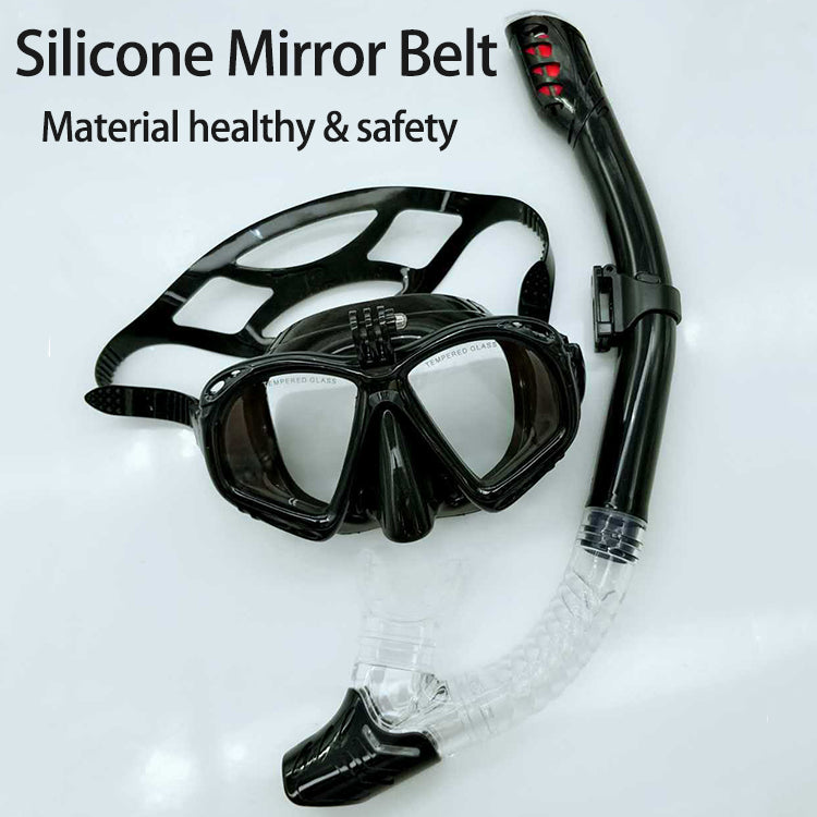 Factory Hot Sale Anti-fog Diving With Camera Mount Swimming Breathing Snorkeling Full Mask With Good Service