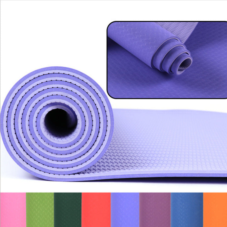 Factory Direct High Quality Non Slip Custom Eco Friendly TPE Yoga Mat With Wholesale Price