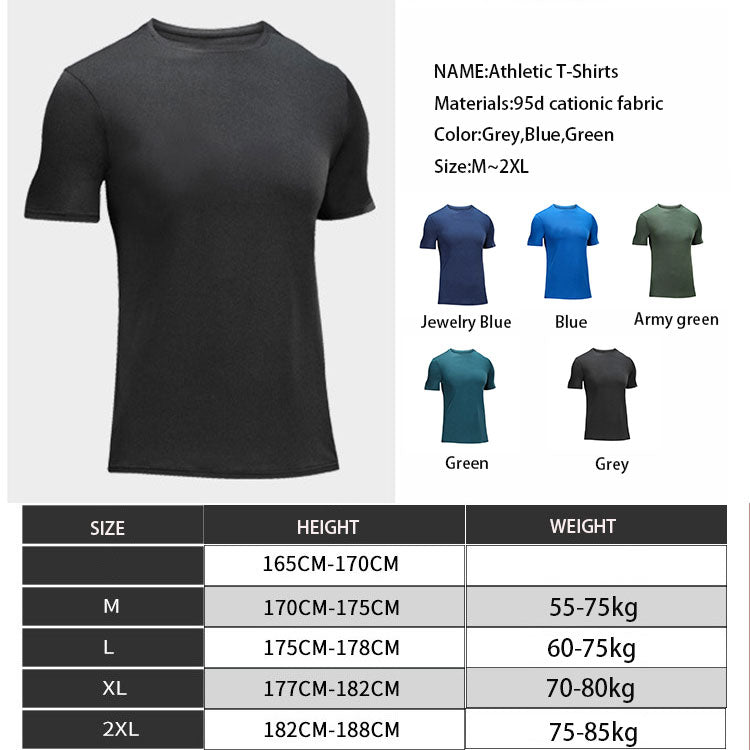 Wholesale Wear Men T Shirt Casual Plus Size Men's Athletic T-Shirts