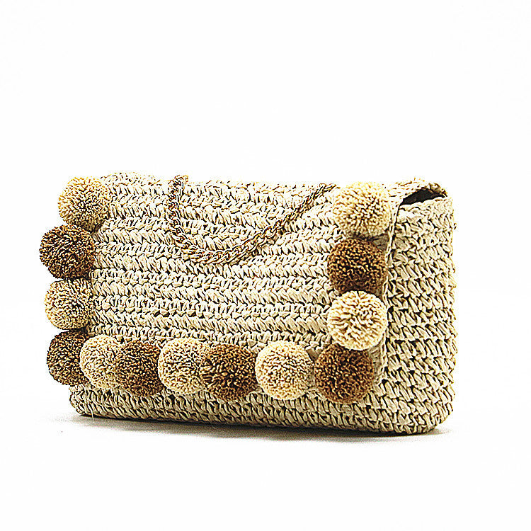 Good Quality Small Woven Purses And Handbags Women Cute Ladies Straw Sling Crossbody Shoulder Handbag Bag