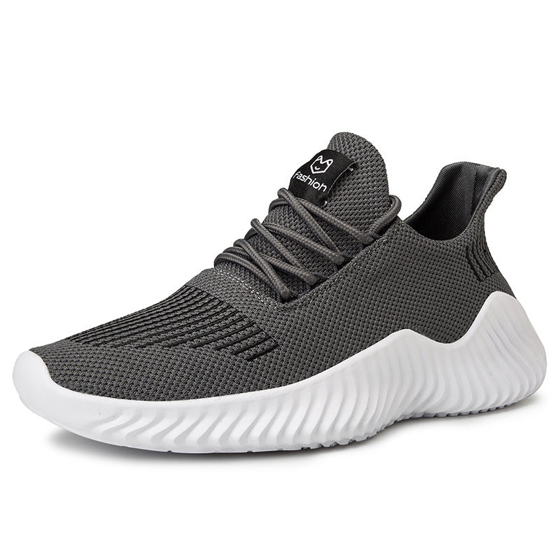 Good Quality Men Sneakers Breathable Walking New Fashion Mesh Running Shoes Outdoor Shoe Big Size