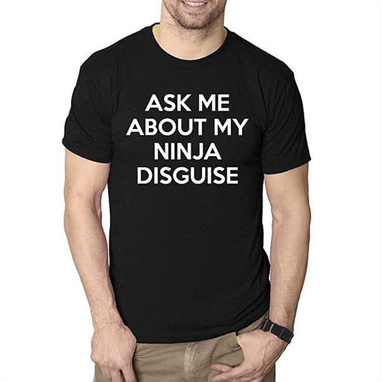 Custom Stretch 100% Cotton Multicolor Inside Printed Funny T Shirts Disguise T-shirts For Men