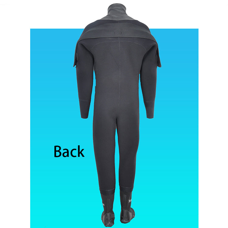 Professional Factory Custom Water Rescue Drysuit For Men High Quality Waterproof Diving Neoprene Dry Suit With Boots
