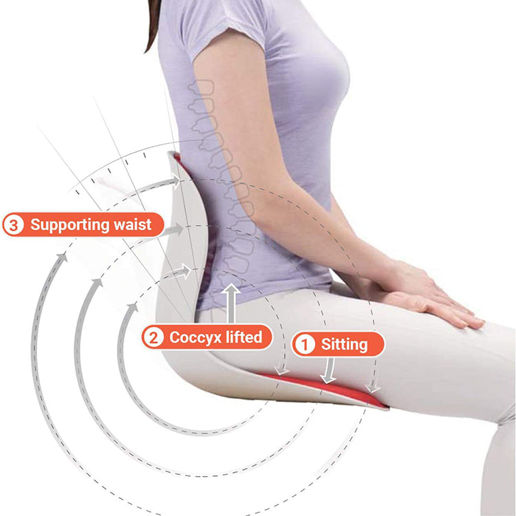 Professional Factory Office seat car sedentary Back Lumbar Support Beautiful Butt Posture Correction Chair With Wholesale Price
