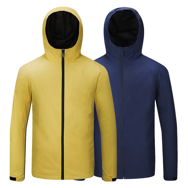 High Quality Men's Rain Waterproof Jacket Light Weight Windbreaker Jackets For Men Women