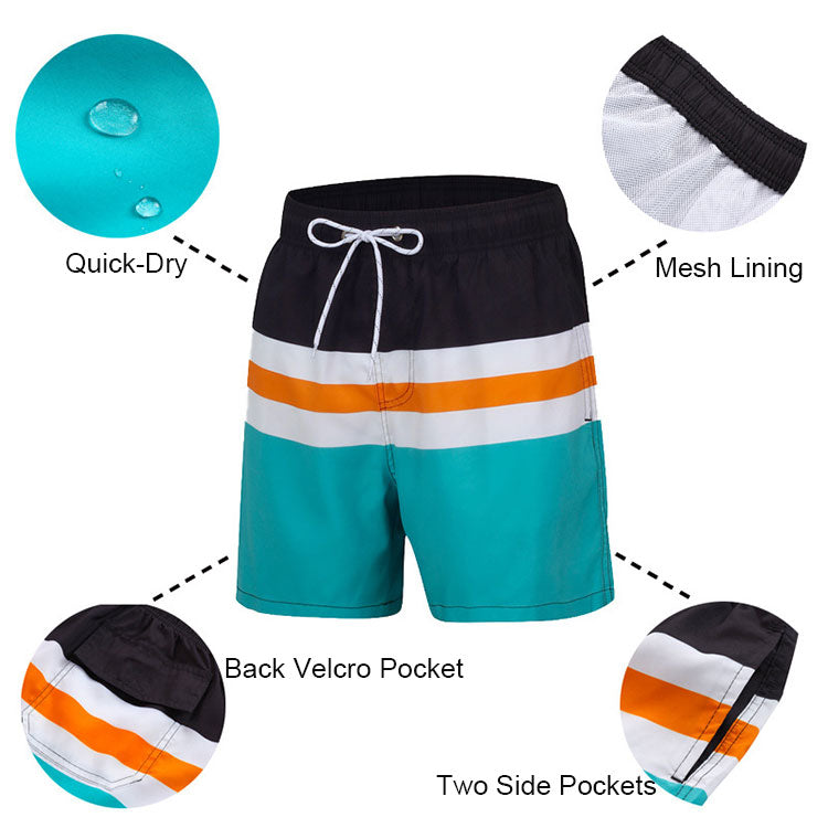 Customized Your Logo High Quality Man's Summer Sports Custom Boardshorts Fitness Beach Shorts For Men