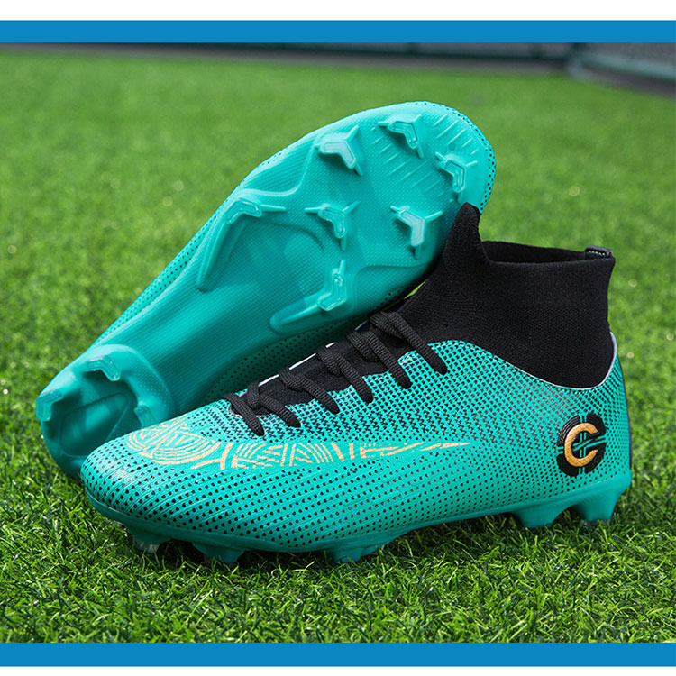 Hot Selling Boots Shoe Soccer Breathable Sneakers Fg Football Shoes High Top For Factory Supplier