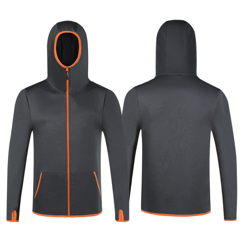 Good Quality Fishing Top Quick Dry Sun Protection Coat Custom-made Performance Breathable Shirts Zipper Closure Hooded Jacket