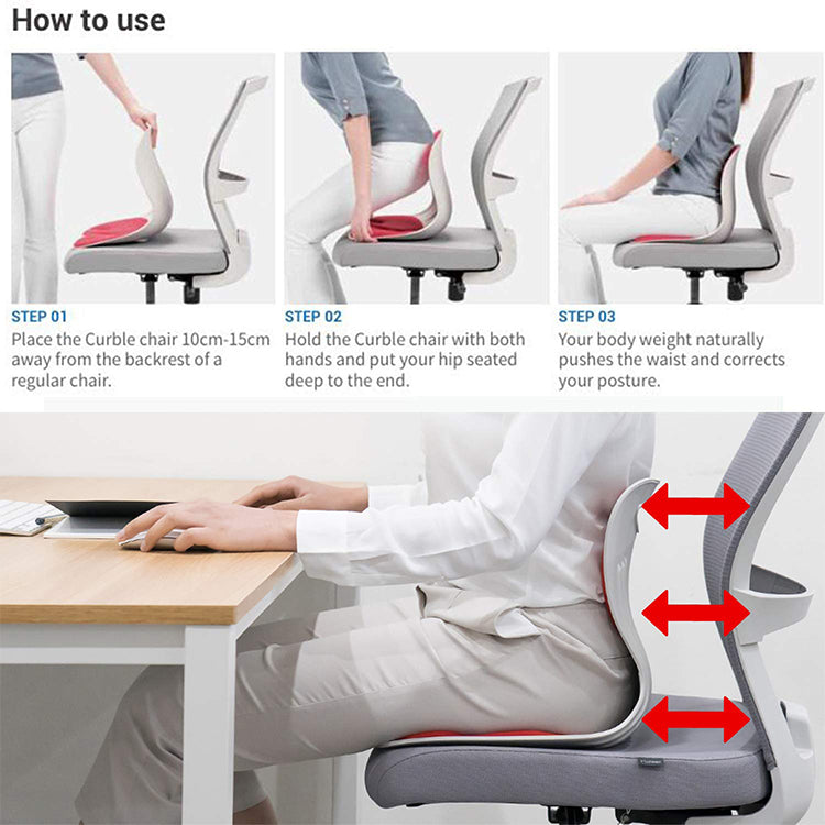 Professional Factory Office seat car sedentary Back Lumbar Support Beautiful Butt Posture Correction Chair With Wholesale Price