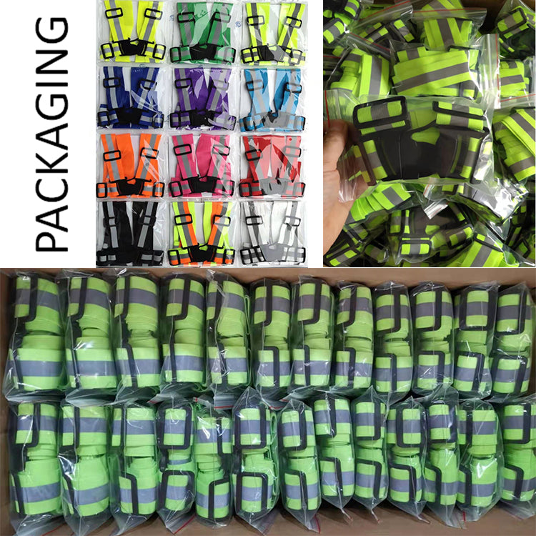 Professional Factory Snap Band Riding Belt Elastic Webbing Strap Reflective Vest For Hot Sale
