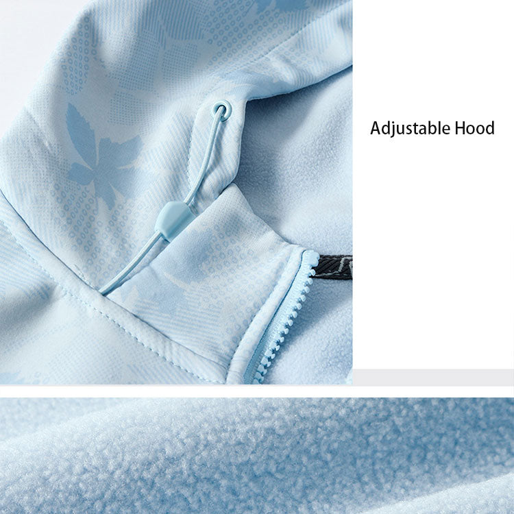 Customized Winter Coat Fabric Man Sport Softshell Jacket Windproof Waterproof Women&men's Fleece Lined