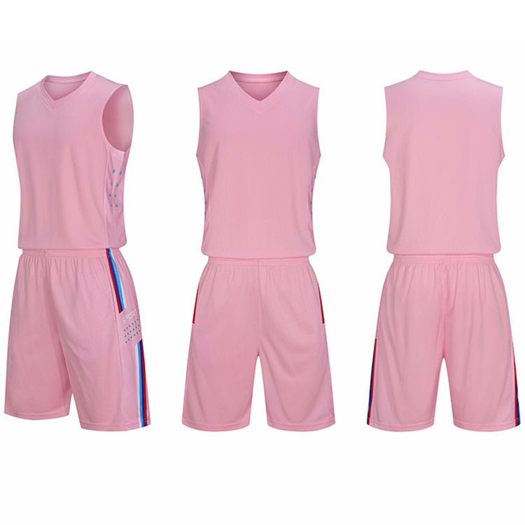New Design Quick Dry Training Suits Team Basketball Wear Jersey Uniforms Set With High Quality