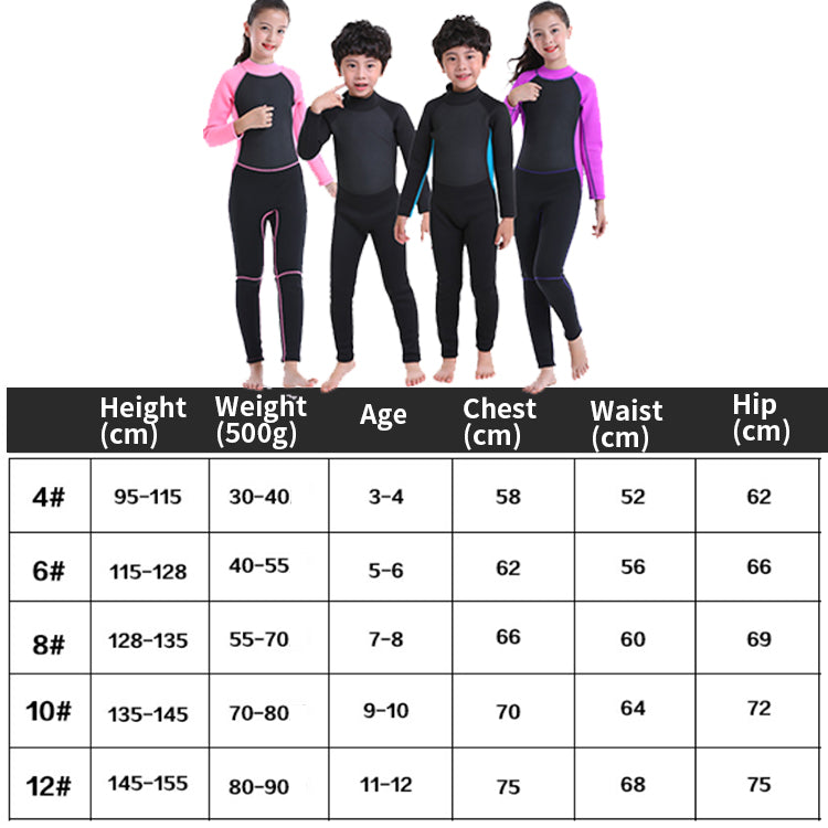 Original Factory Surf Child Suit 2mm Neoprene Wetsuit 2.5mm Wet Suits Kids
