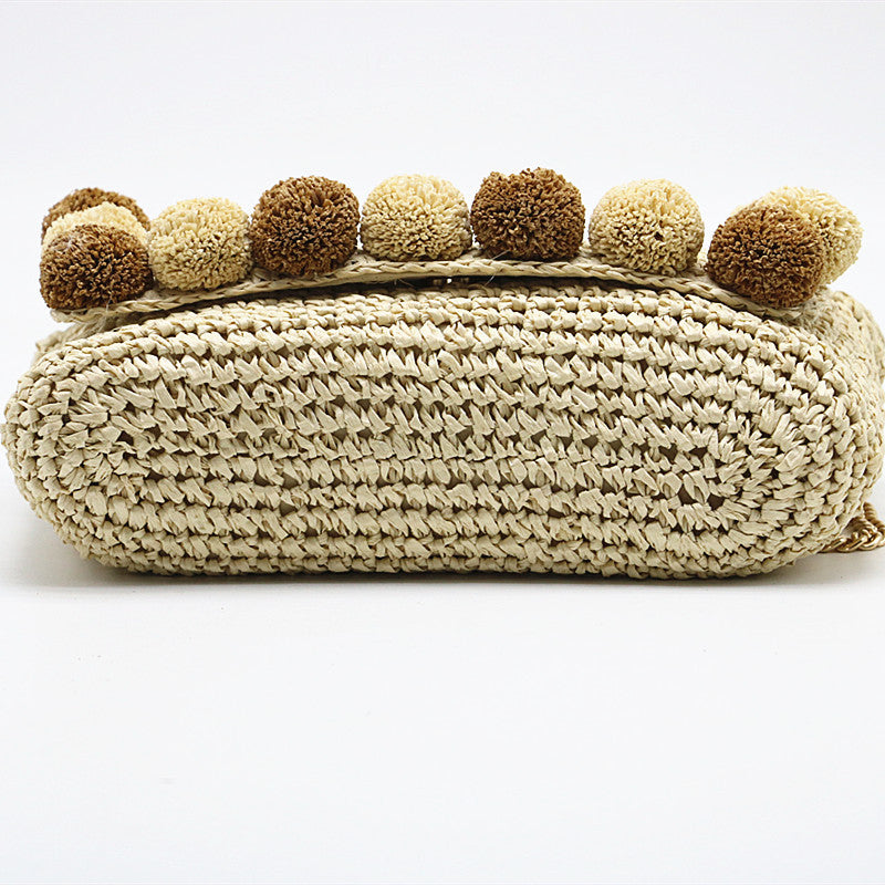 Good Quality Small Woven Purses And Handbags Women Cute Ladies Straw Sling Crossbody Shoulder Handbag Bag