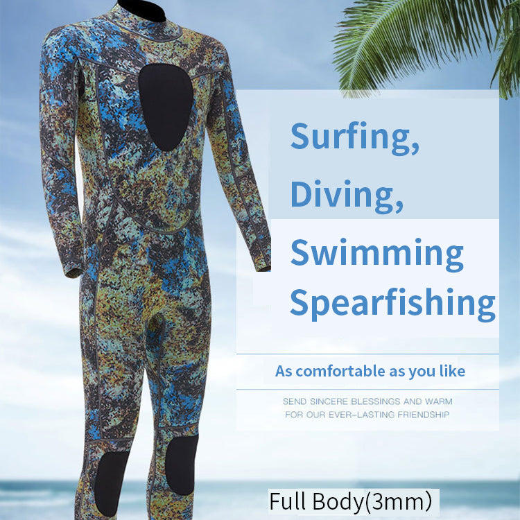 3.0mm Customization Diving Full Body Suit For Men Seac Spearfishing Suits