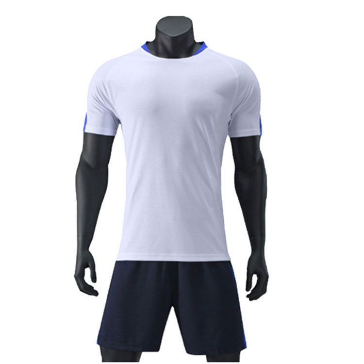OEM Factory Soccer Uniform Set Workout Sets Plus Size T Shirt And Shorts For Basketball Football Exercise
