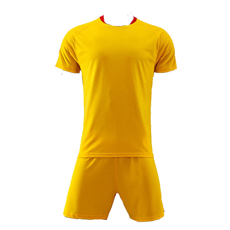 OEM Factory Soccer Uniform Set Workout Sets Plus Size T Shirt And Shorts For Basketball Football Exercise