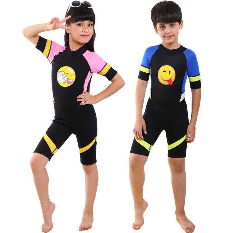 Professional Factory Swimwear Swimming Surfing Suit For Children(short) 2mm Kids Wet Suits Shorty