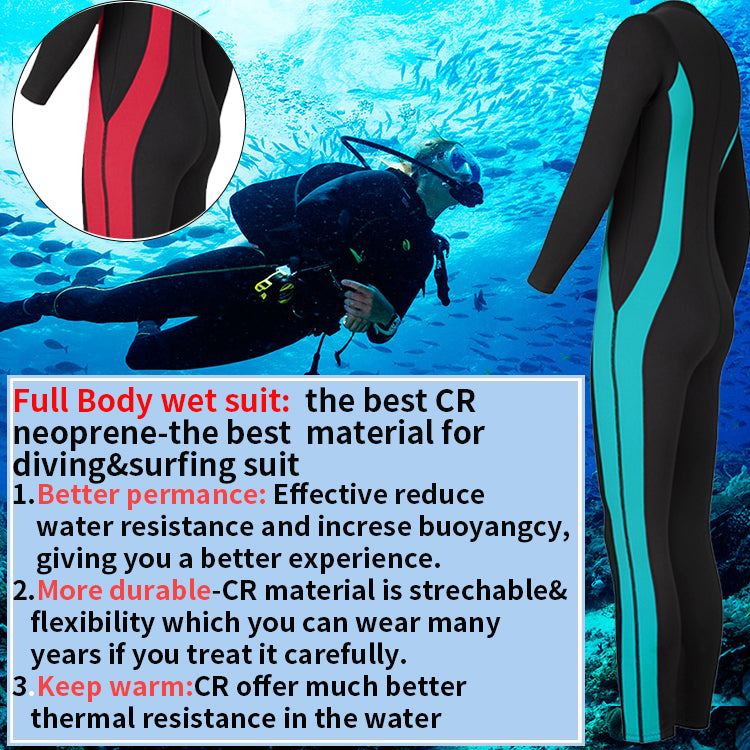 3.0mm Newest Suit Dive Water Scuba Wetsuits Full Body Neoprene Diving Wet Suits For Women