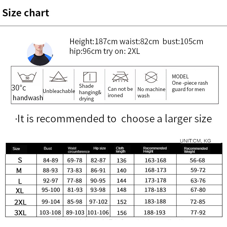 Factory Direct Polyester Spandex Full Body For Men One Piece Rash Guard Mens Rashguards