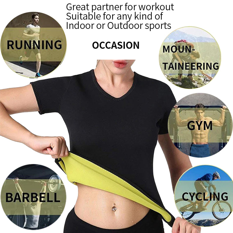 Original Factory Womens Neoprene T Shirts Workout Sauna Shirt For Men And Women