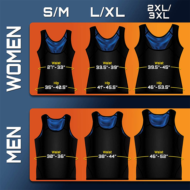 Wholesale Weight Trainer Heat-trapping Polymer Fabric Shape Wear Fitness Vest Thermal Sauna Suit