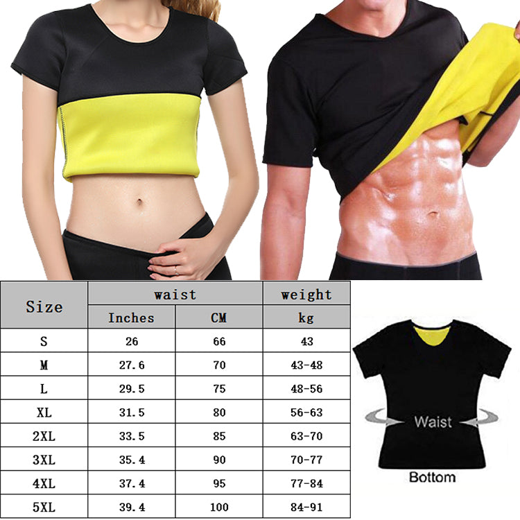Original Factory Womens Neoprene T Shirts Workout Sauna Shirt For Men And Women