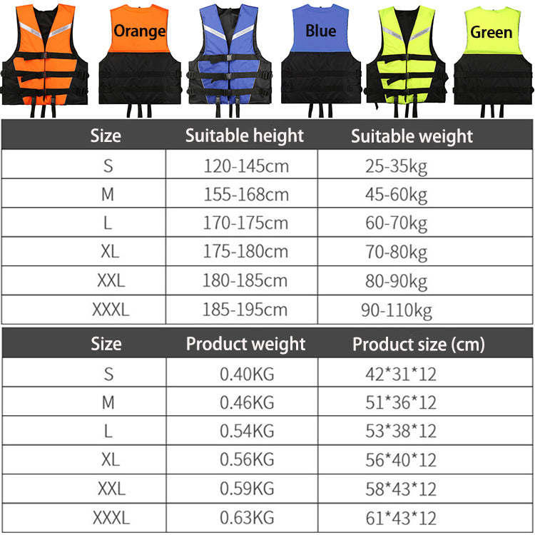 Factory Direct Sales Adult Swimming Pool Buoyancy Vest Water Rescue Epe Foam Diving Safety Life Jacket With Wholesale Price
