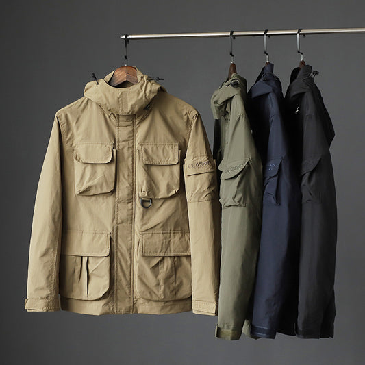 High Quality Full Zip Coats And For Men Plus Size Outdoor Jacket Tactical Mens Men's Jackets Waterproof Hooded Coat