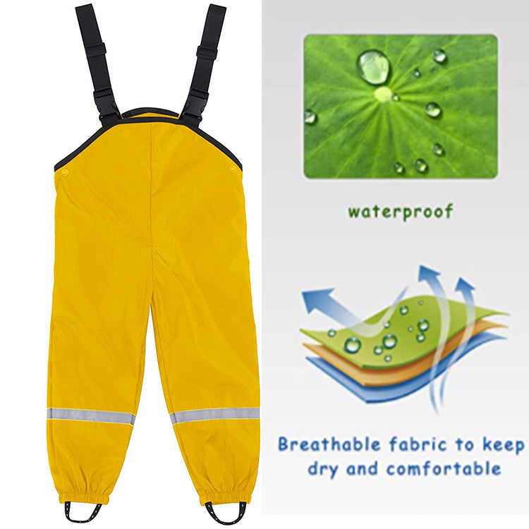 High Quality Rain-proof Children Raincoat Rain Pants For Boys&girls