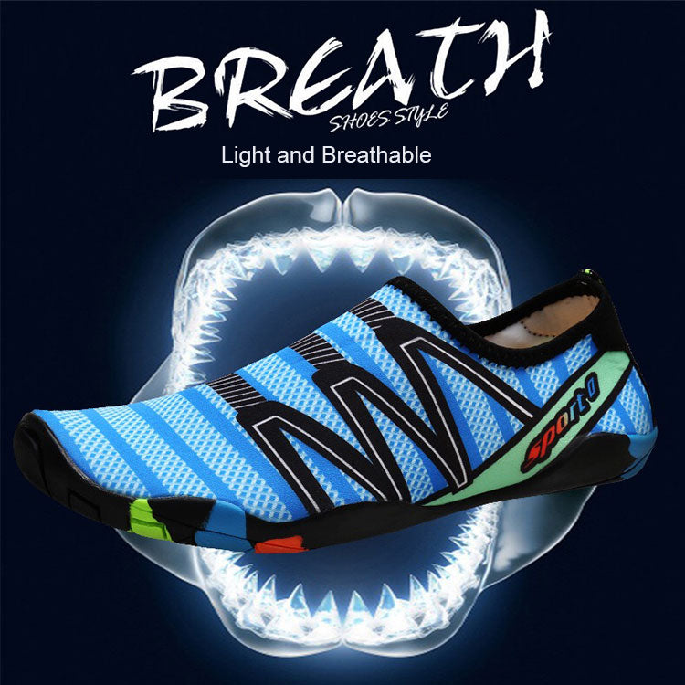 OEM Factory Proof Sports Water Sport Shoe Barefoot Print Quick Dry Breathable Beach Shoes