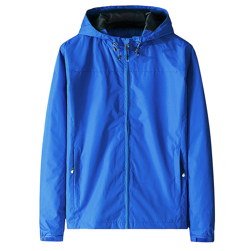 OEM Factory Plus Size Coats Thin Outwear Jackets Windbreaker Waterproof Rain Jacket With Hood